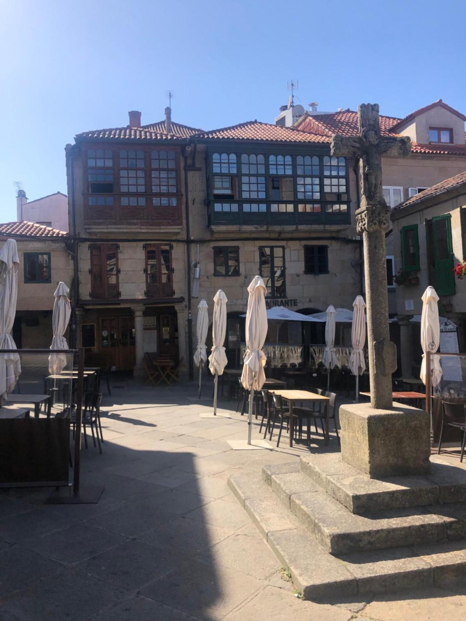 Casa Emblematica Rosarillo Plaza De La Lena Apartment Понтеведра Екстериор снимка